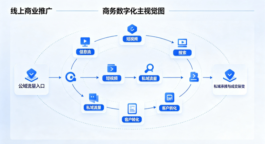 射阳县线上商业推广怎么做？全域流量闭环搭建与低成本转化实战指南